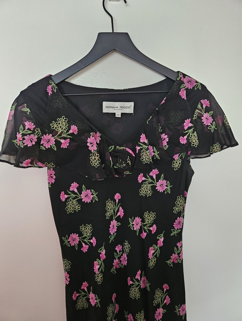 Donna Ricco Floral Midi Dress